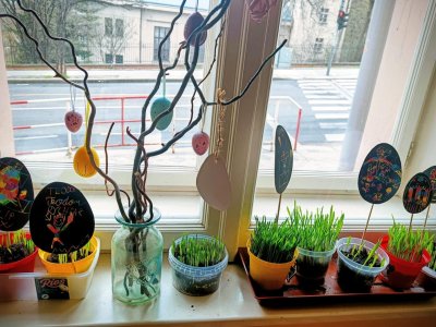 VELIKONOČNÍ TVOŘENÍ - VI. ODDĚLENÍ (P. STAŇKOVÁ)