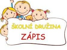 ZÁPIS DO ŠKOLNÍ DRUŽINY 2025/2026