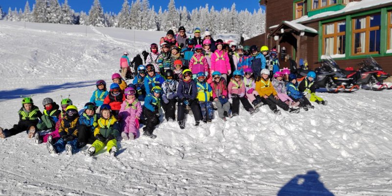 Medvědí bouda - ukázka zavalení v lavině